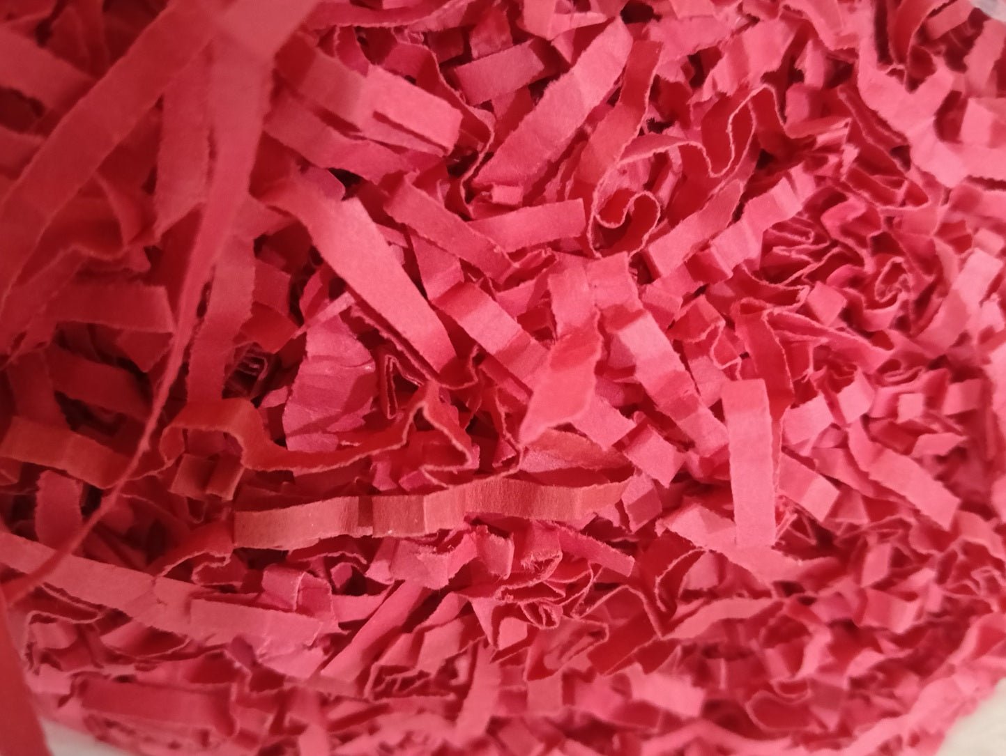Red Shredded Paper